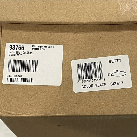Vintage Havana Betty Slip On Mules Sz 7 BNWB - Picture 4 of 5